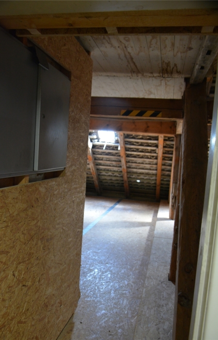 Nebenan im Dachgeschoss ist noch Platz für eine Erweiterung.