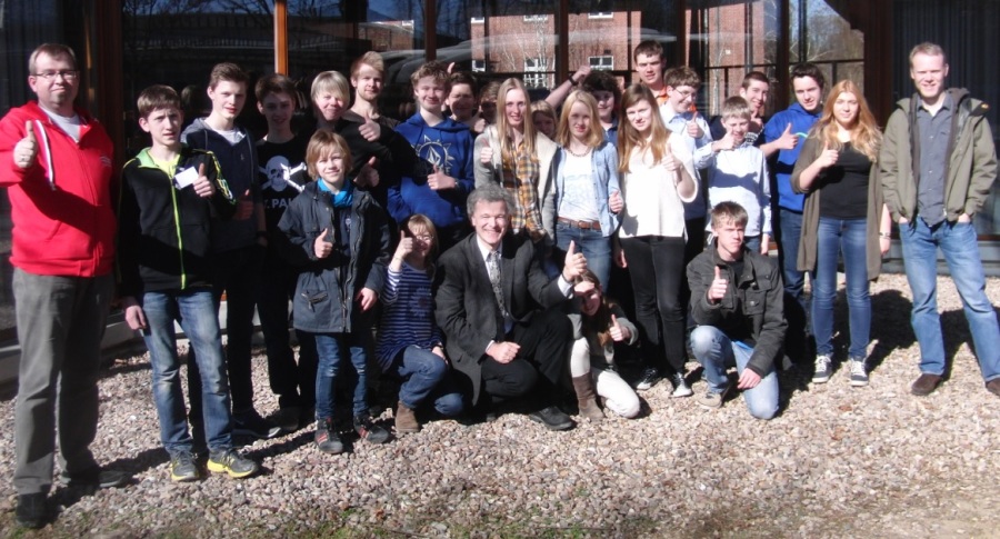 Unser Jugend-forscht Team auf dem Regionalwettbewerb in Lüneburg.