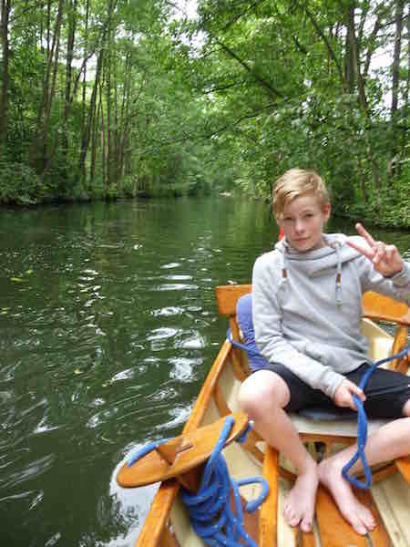 Wanderfahrt auf der Mecklenburgischen Seenplatte der Ruder-AGvom 2. - 5. Juli 2015