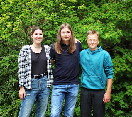 von li. Clara Kokoschka, Tom Siol und Fridtjof Schmidt (neuer Vorstand)