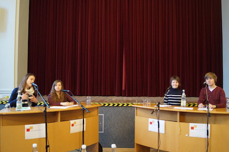 Die Debattanten der Jahrgangstufe I